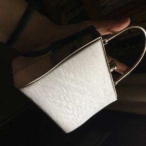 Little Silver Purse - Prom Evening Wear Dance Club